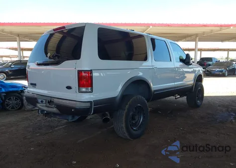 2001 Ford Excursion Limited из США, поврежденный, VIN 1FMSU43F11EA24554